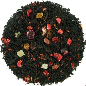 Herbata czarna Pikantna Malina (dodatki: imbir, goździki, pieprz, malina)