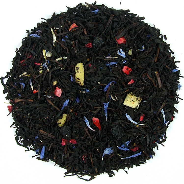 Herbata czarna Pikantna Malina (dodatki: imbir, goździki, pieprz, malina)