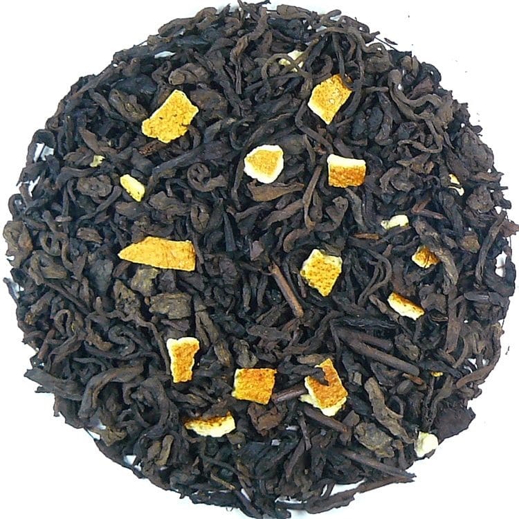 Herbata czarna Sklepy Cynamonowe (dodatki: rodzynki, goździk, skórka cytryny, migdały, kokos)